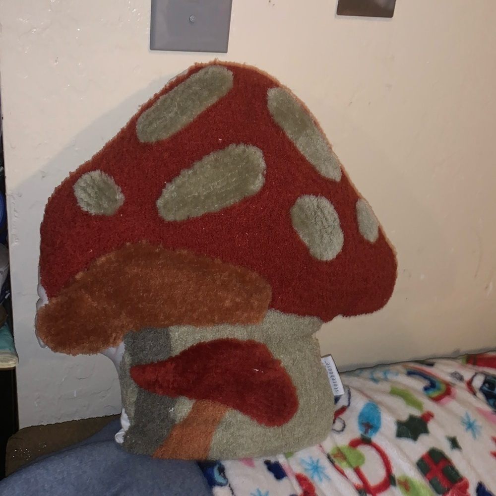 Storehouse Decorative Mushroom Throw Pillow